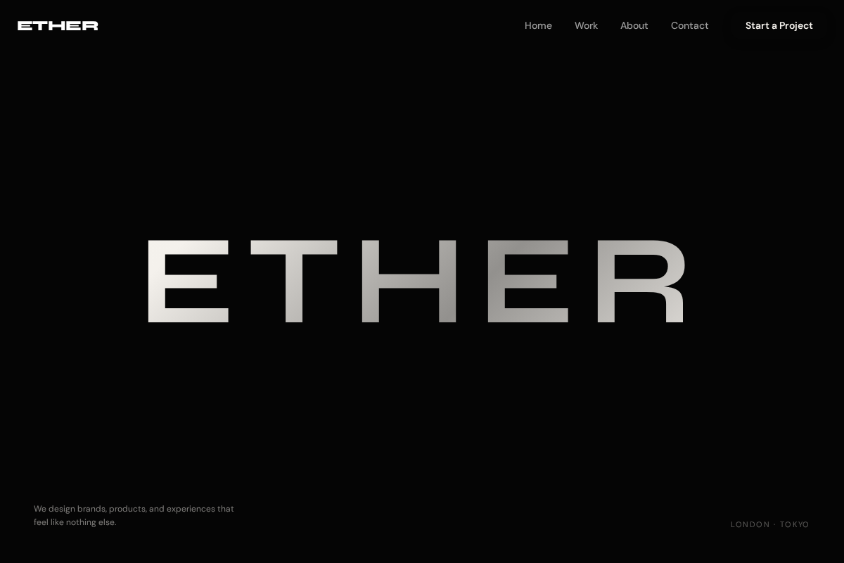 ETHER template preview