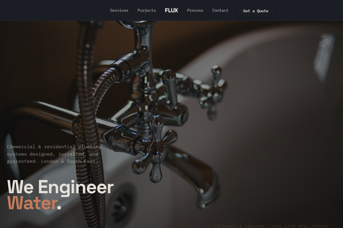 FLUX template preview
