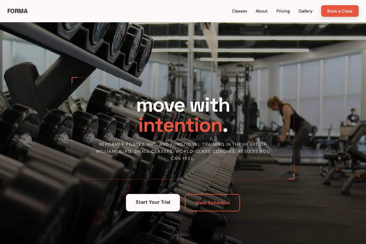 FORMA template preview