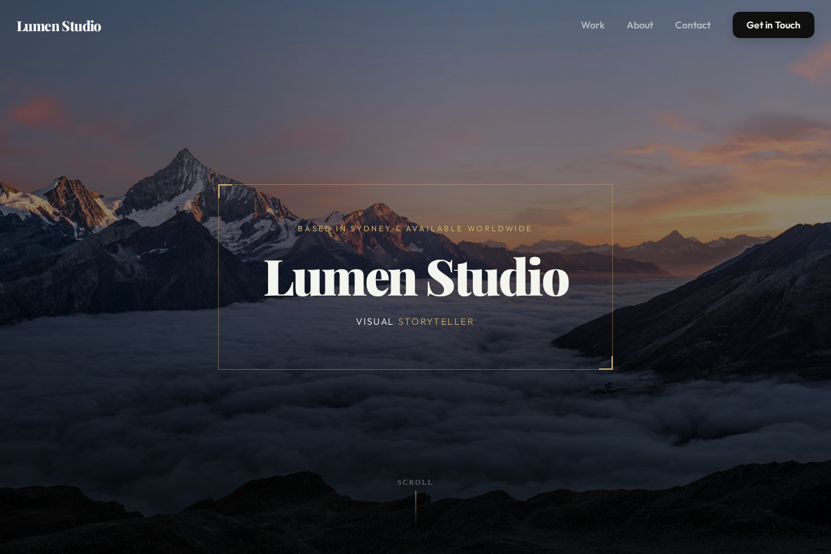 Photography Portfolio template preview