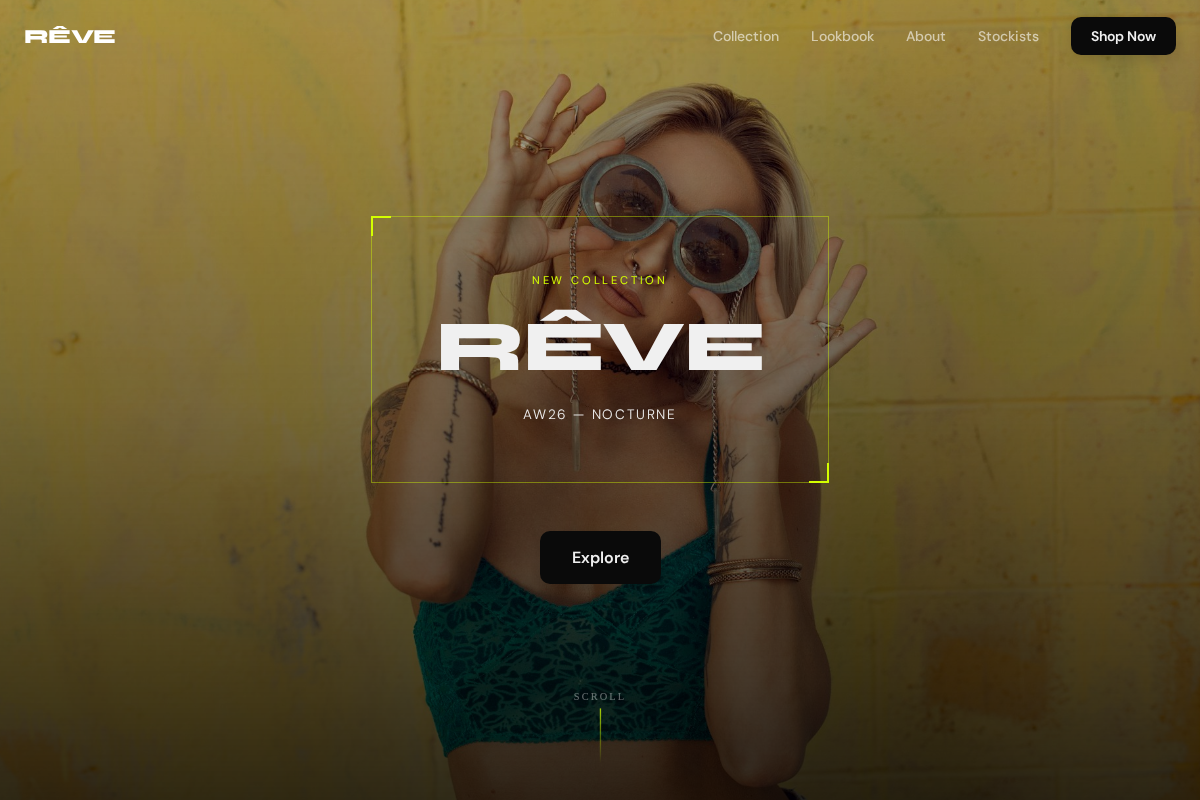 RÊVE template preview