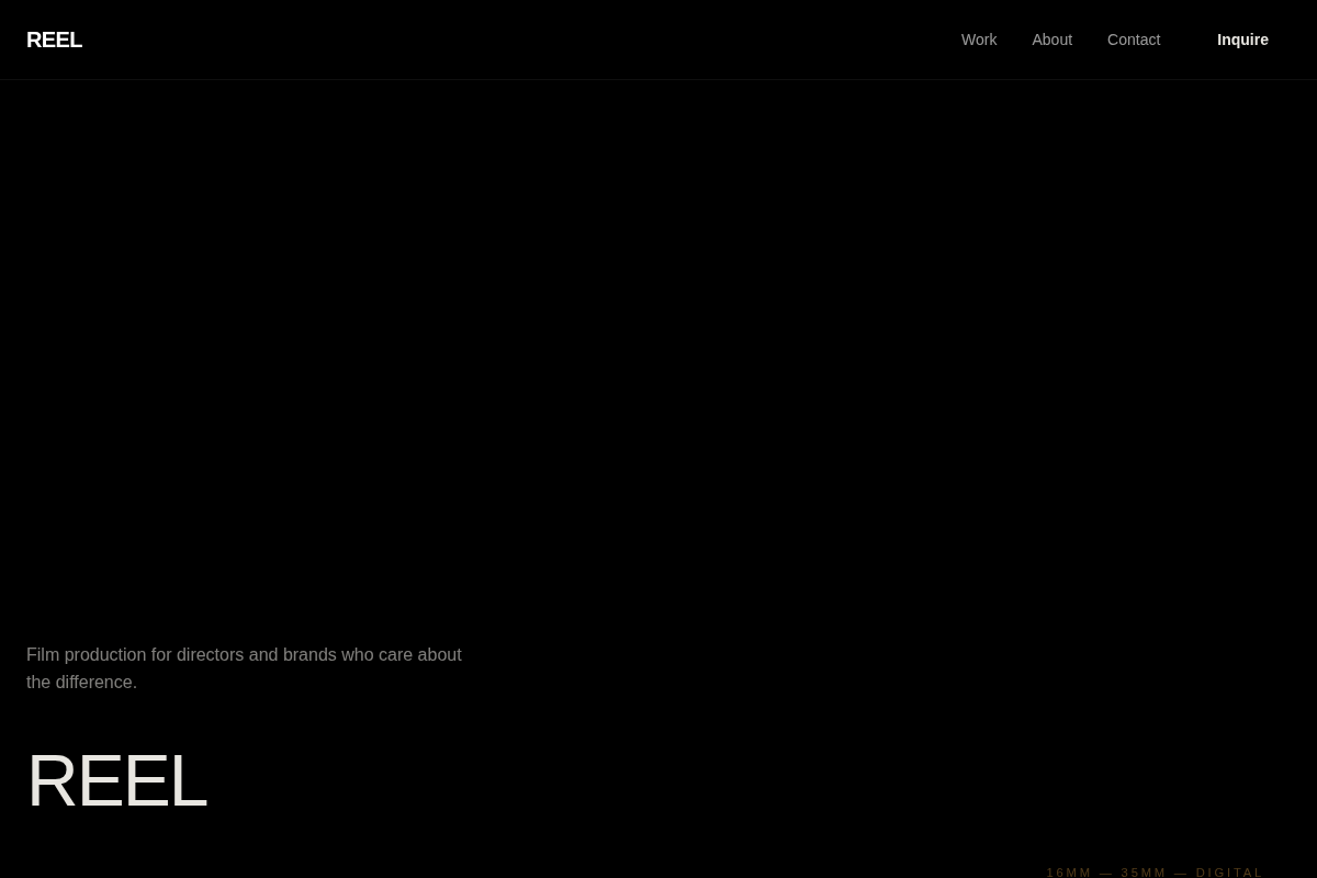 REEL template preview